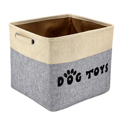 PET ARTIST large dog toy basket front view for neat toy storage