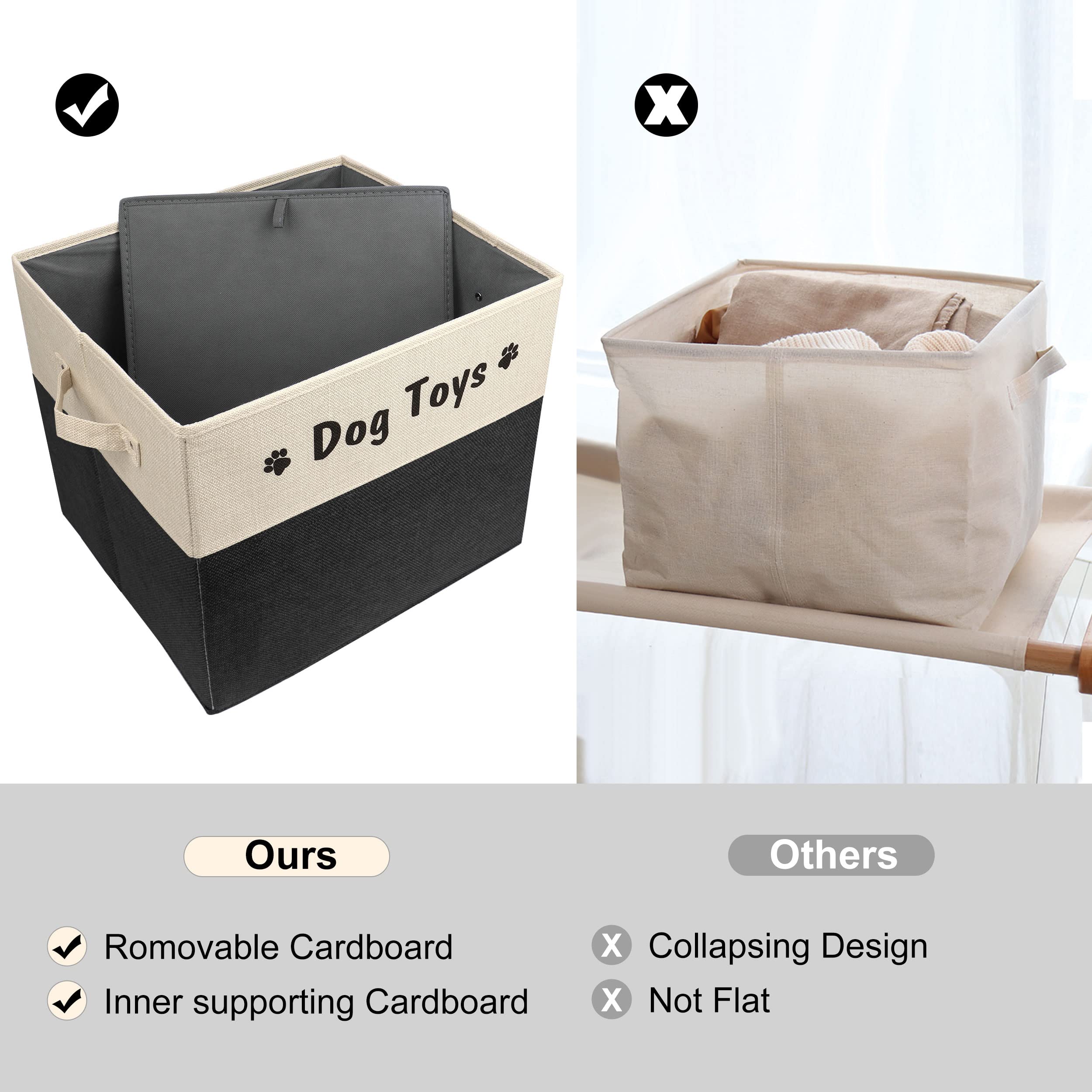 PET ARTIST open toy basket with toys visible and easy access.