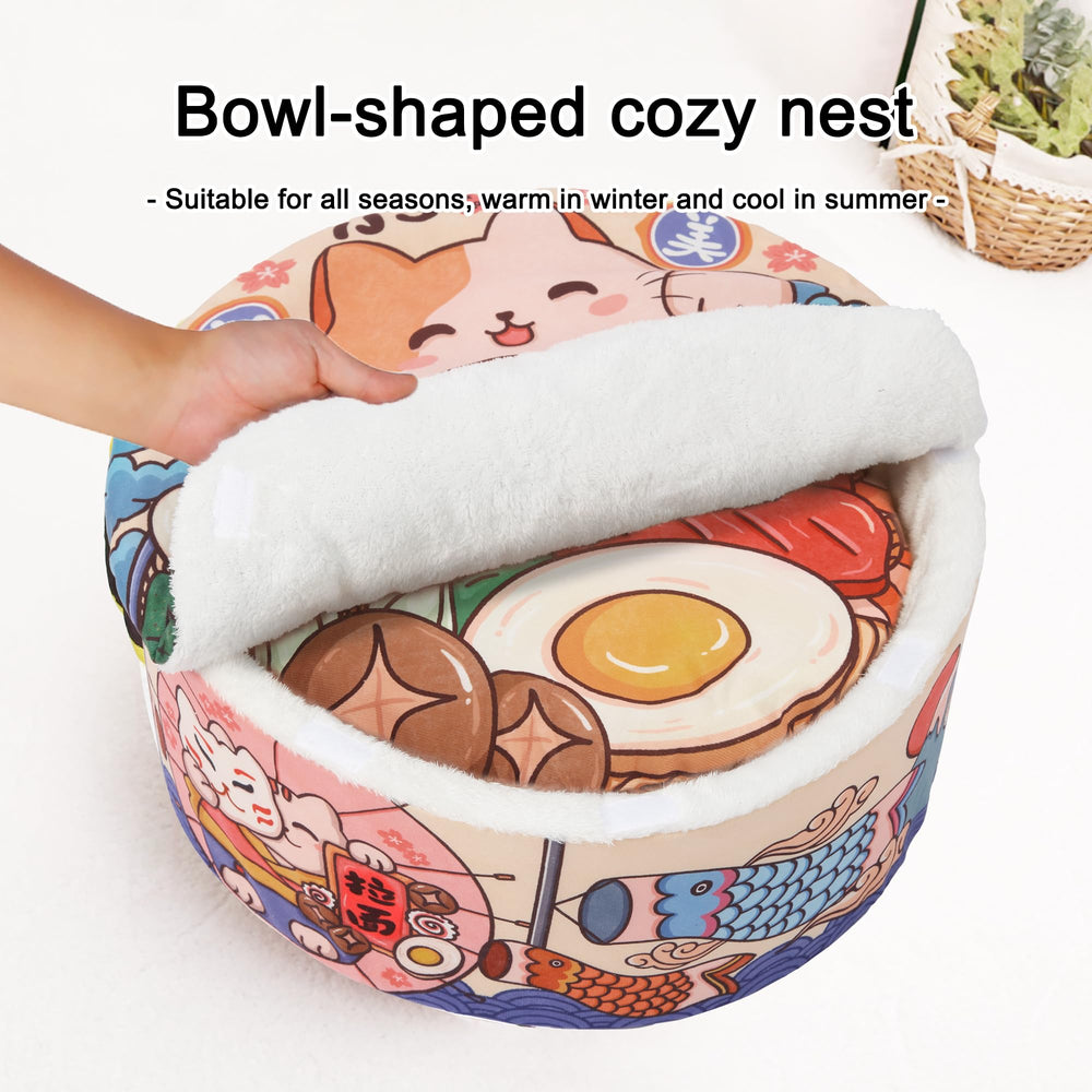 寵幸 ramen noodle bed non-slip bottom keeps bed secure.