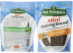 Pet Botanics Mini Training Rewards beef treats for focused training.