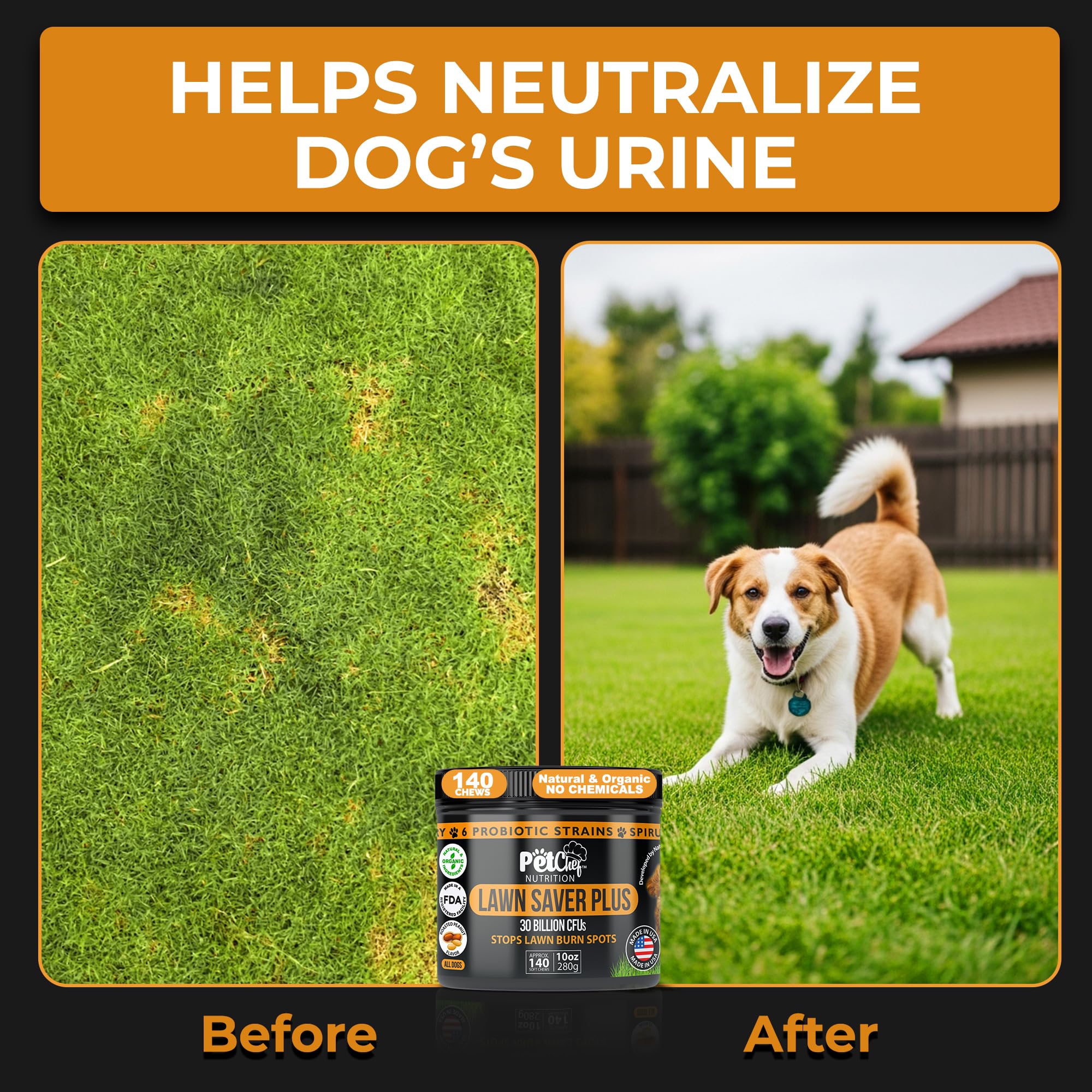 Pet Chef Nutrition DL-Methionine feature for urine pH balance.
