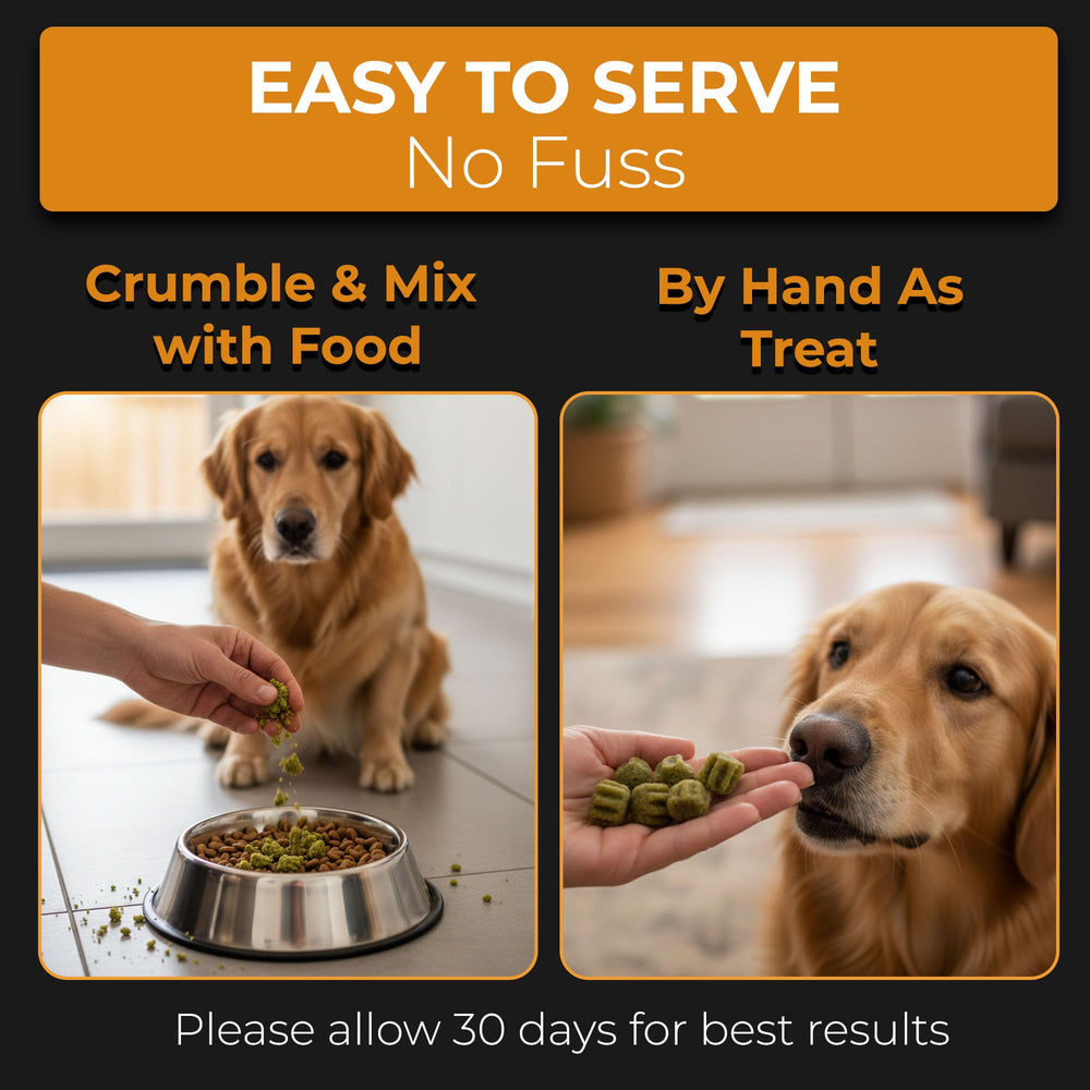 Pet Chef Nutrition sweet potato and vitamin-rich blend in chews.