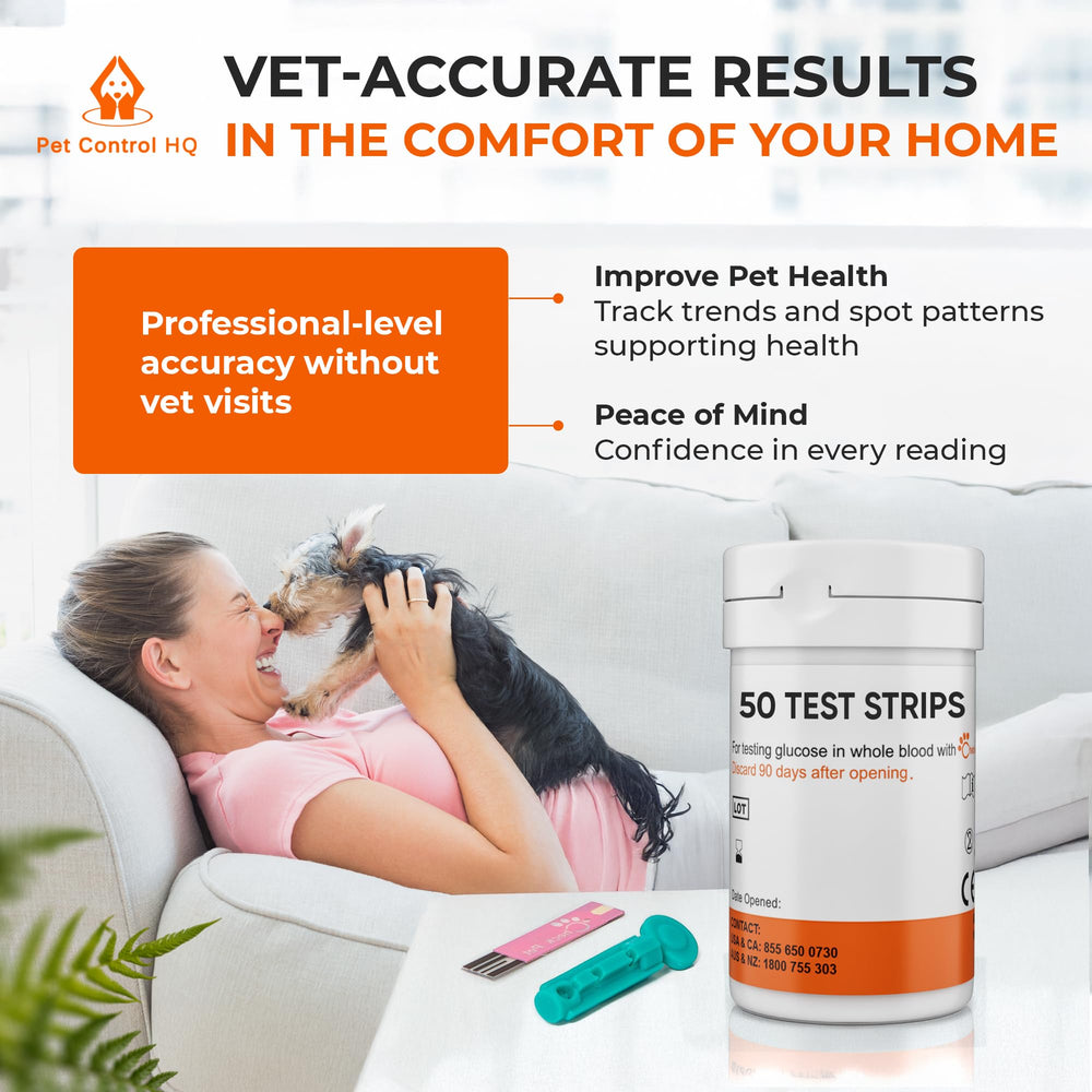 Pet Control HQ lancets bundle packaging—cost-saving bundle for at-home diabetes monitoring.