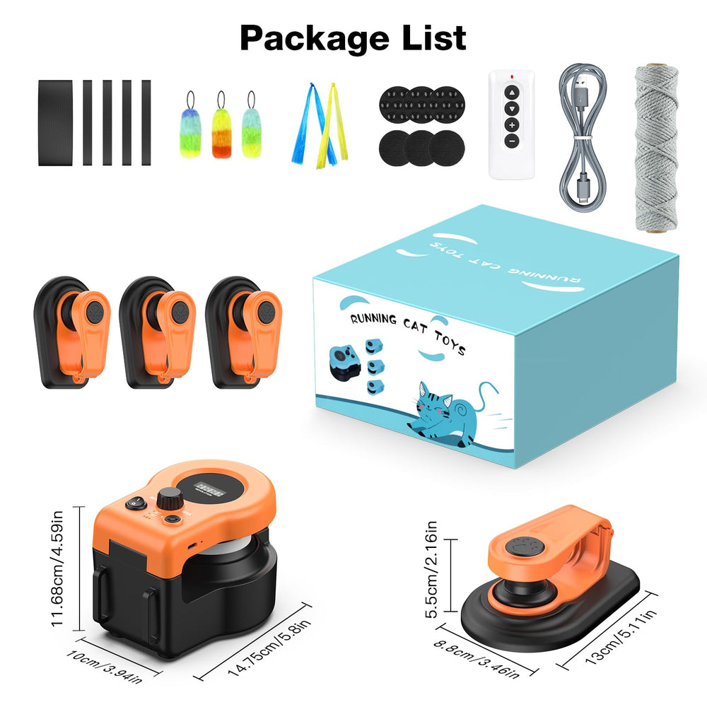 Pet Deluxe safety mode stops after cycles to prevent overexertion during unattended play.