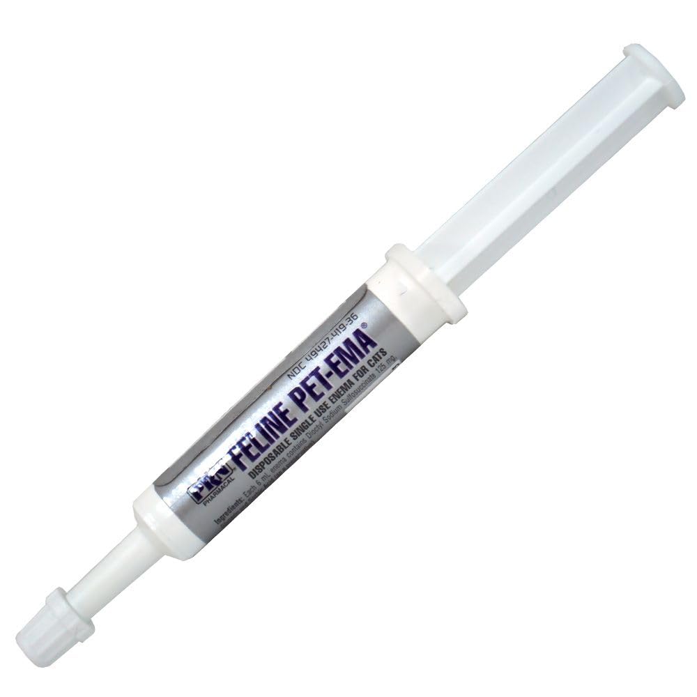 Pet-Ema Feline Enema aftercare promotes comfortable recovery for cats.