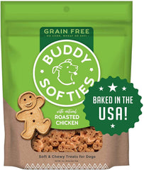 Pet Faves Buddy Biscuits grain-free roasted chicken 5 oz bag with soft chewy texture