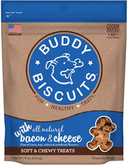 Pet Faves Buddy Biscuits healthy whole grain peanut butter 6 oz bag scent and chew
