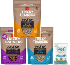 Pet Faves Cloud Star Tricky Trainers Cheddar 14oz bag for training rewards.