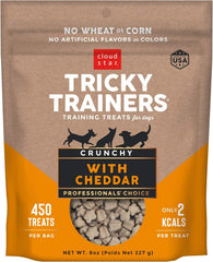 Pet Faves Cloud Star Tricky Trainers Liver 14oz bag for training rewards.