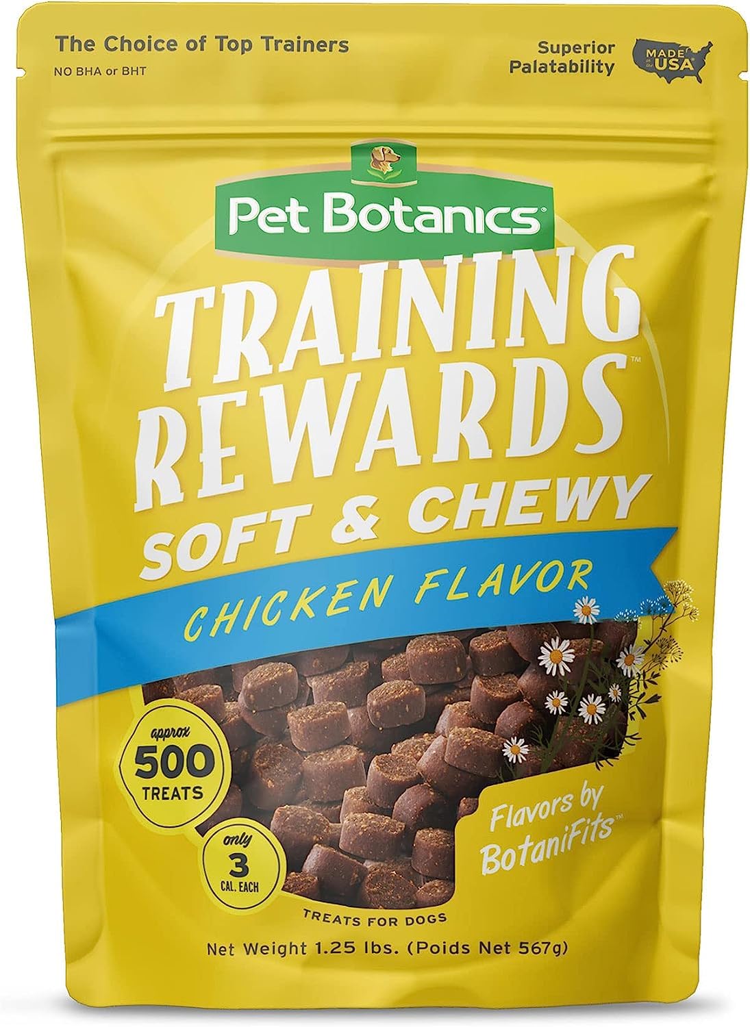 Pet Faves 10-count wipes for quick cleanup after training sessions.