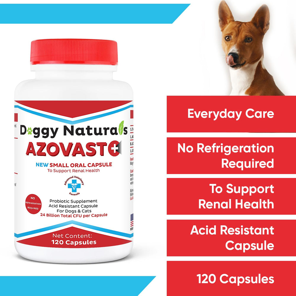 Pet Health Pharma Azovast Plus four-probiotic blend promotes gut-renal balance