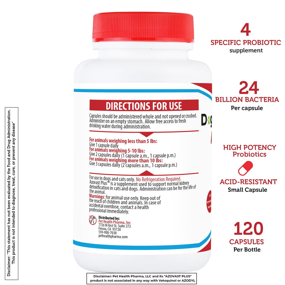 Pet Health Pharma Azovast Plus manufactured in USA at cGMP facility