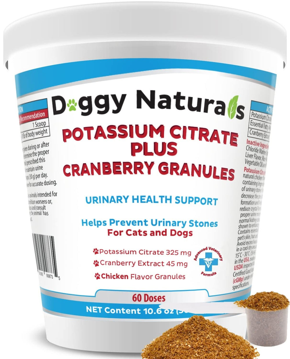 Pet Health Pharma cat-dog serving granules show palatable daily supplement