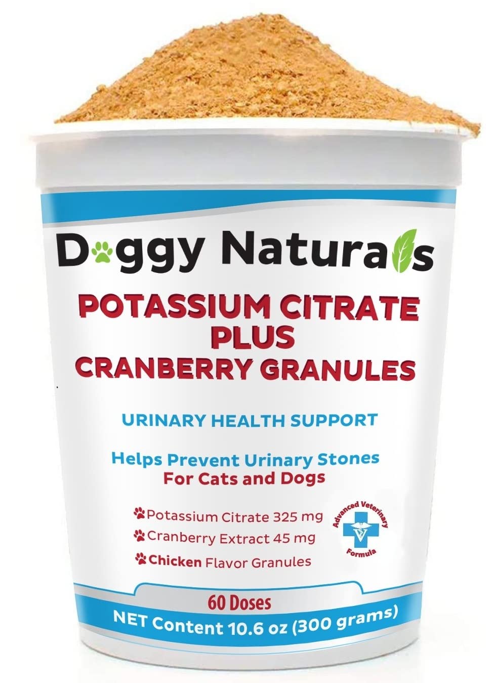 Pet Health Pharma potassium citrate plus cranberry granules bottle supports urinary wellness