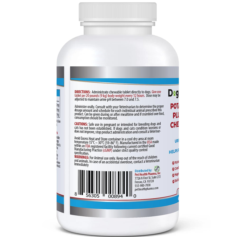 Pet Health Pharma tablets closeup showing precise dosing assistance.