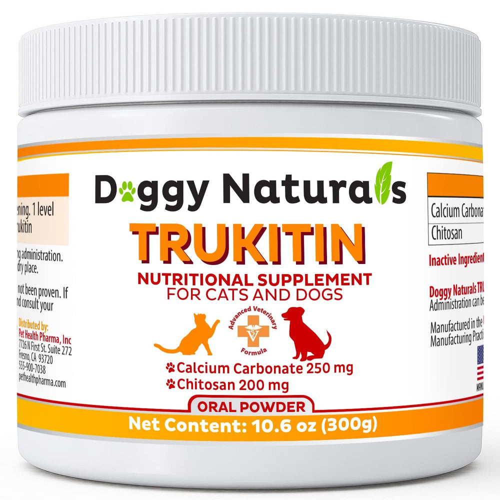 Pet Health Pharma Trukitin powder pour shows easy administration for renal support