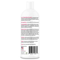 Pet Health Pharma Truseb shampoo applied to coat during grooming session