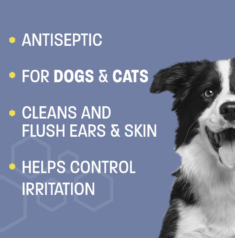 Pet Health Pros ear drops application aids gentle cleansing for pets