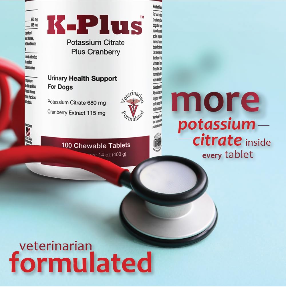 Pet Health Solutions K-Plus closeup on cranberry pills suggesting kidney-friendly routine.