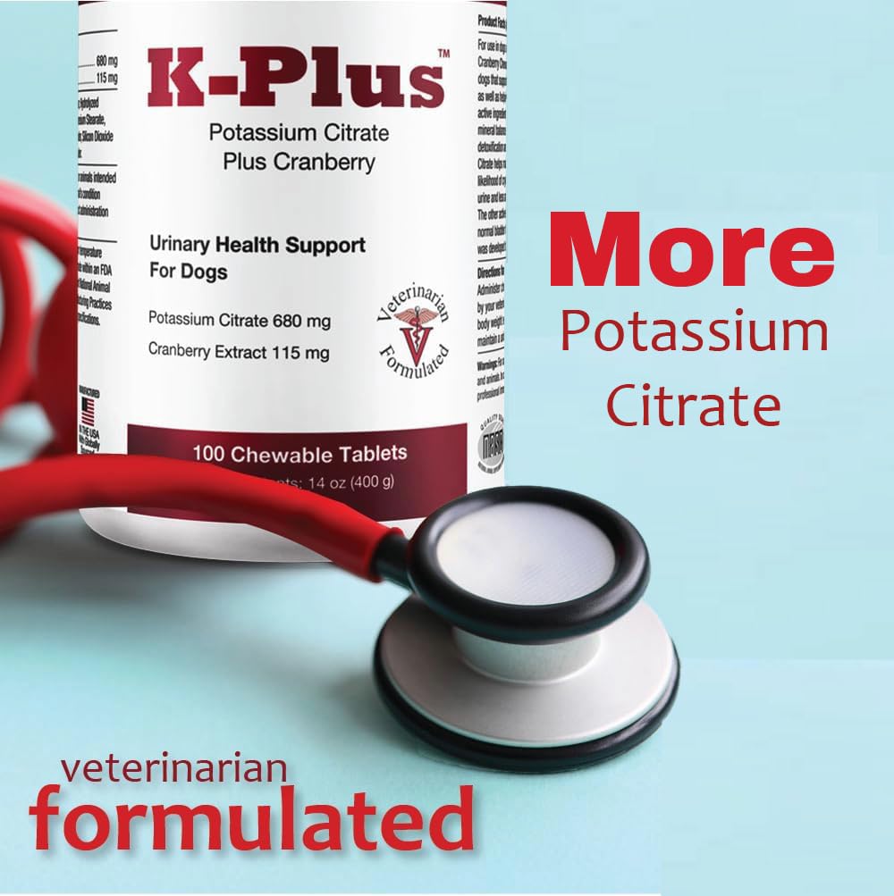 Pet Health Solutions K-Plus tablets crumbled over dog food for easy dosing.