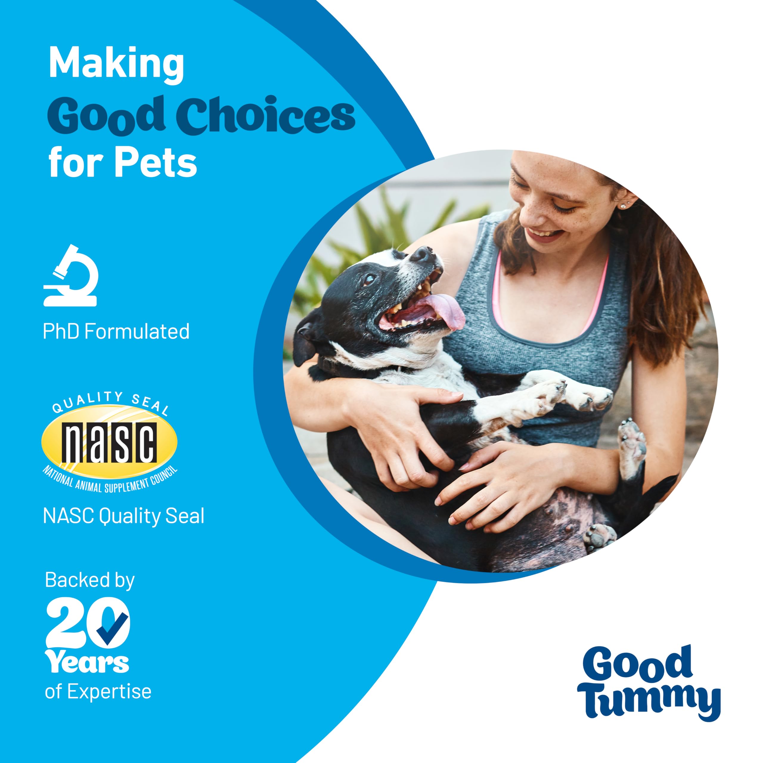 Pet HealthWorks Good Tummy chews gas relief potential with consistent use.