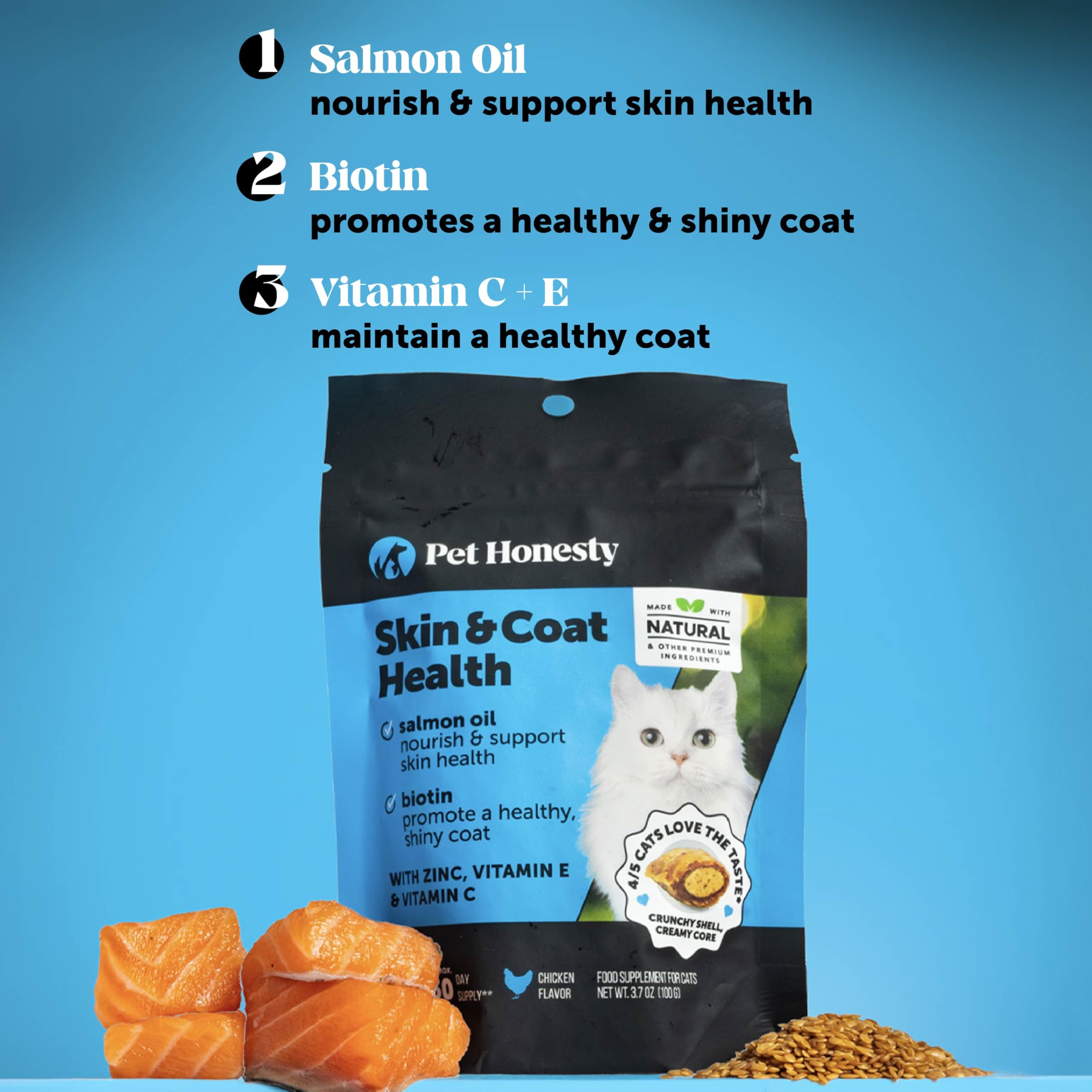 Pet Honesty biotina, pelaje brillante y piel saludable