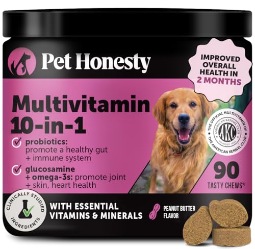 Pet Honesty multivitamin dog supplement bottle for daily immune and joint support