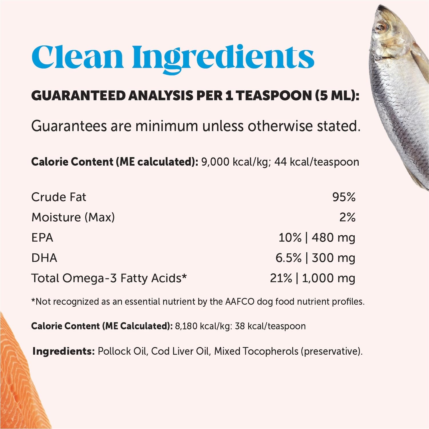 Pet Honesty Omega-3 being poured over a bowl for easy dosing.