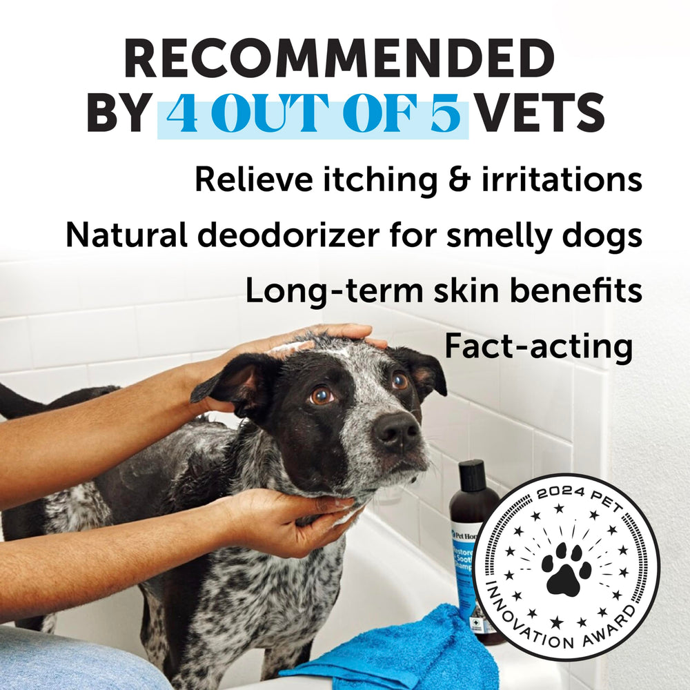 Textura cremosa del shampoo para lavado suave de mascotas