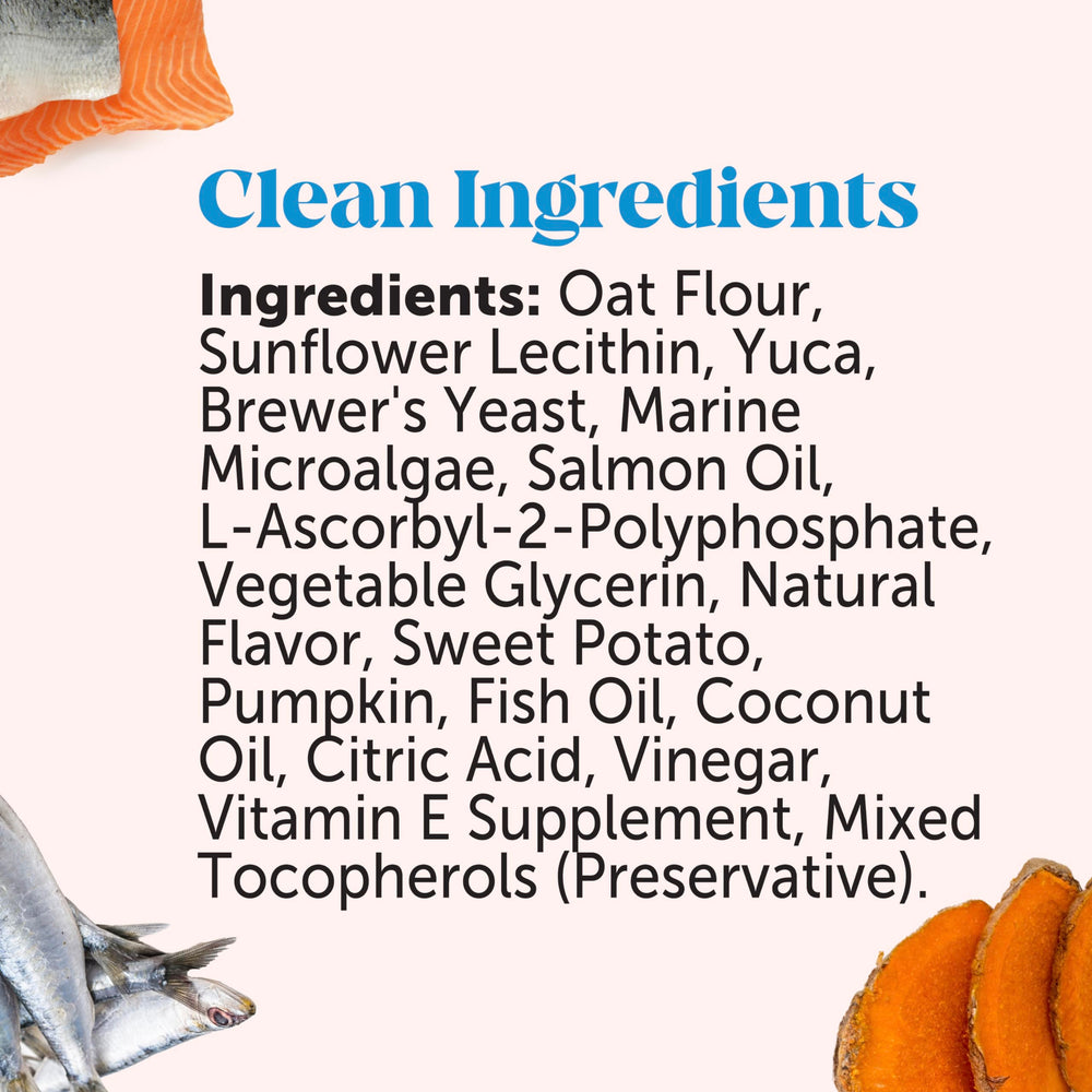 Pet Honesty Skin Health Salmon Chews soft texture invites chewy biting for dogs