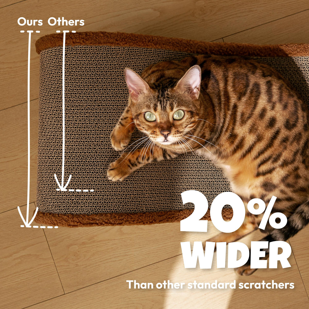 Pet JoJo Cloud Lounge cozy fabric on a plush scratching surface.