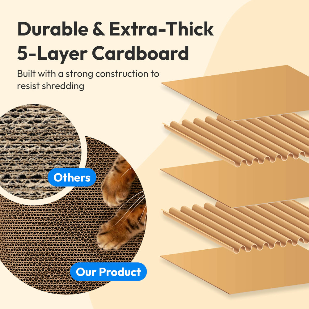 Pet JoJo Cloud Lounge extra-wide bed section for large cats.