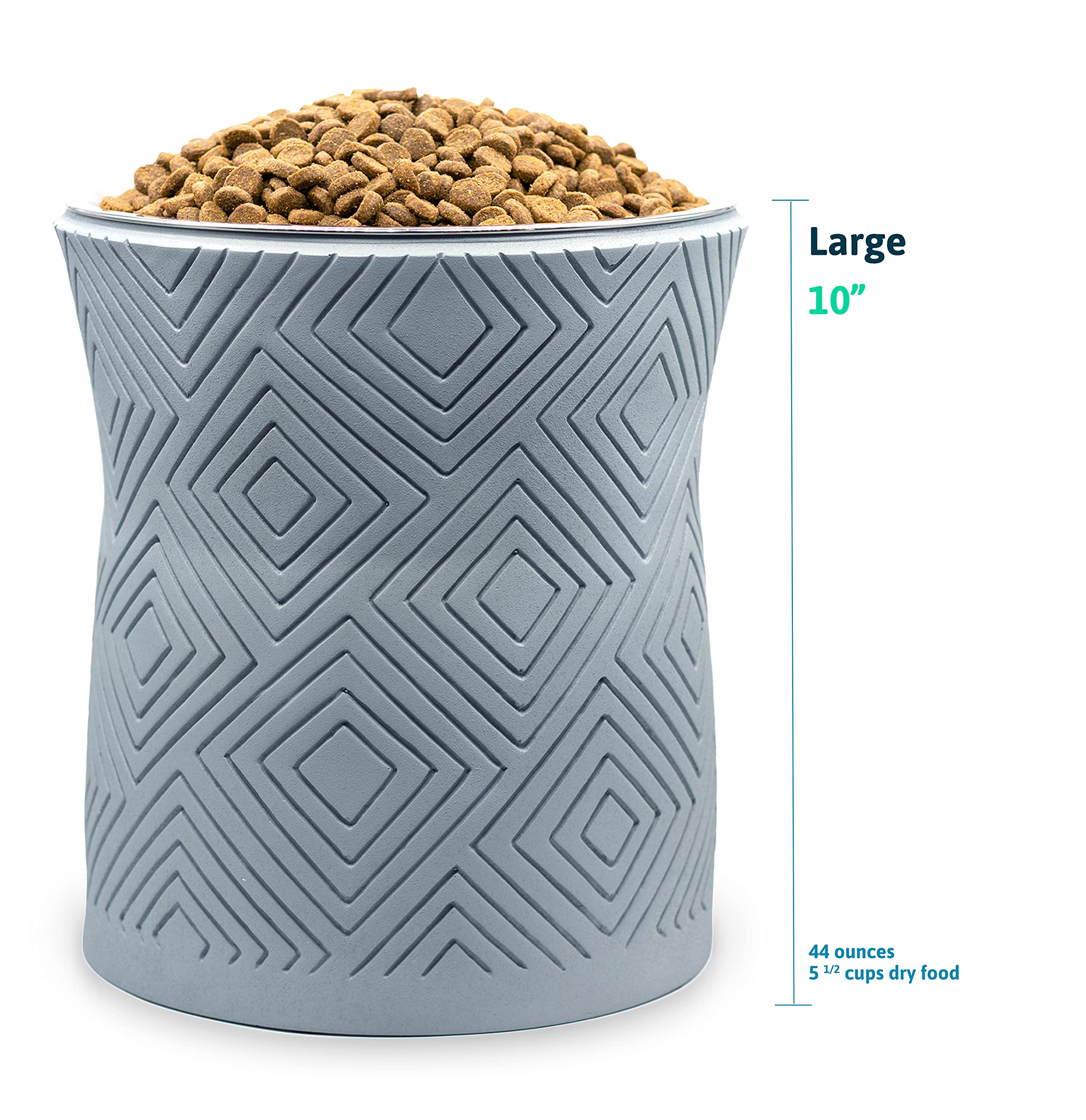 Pet Junkie Santa Fe dishwasher-safe bowl for quick cleanup