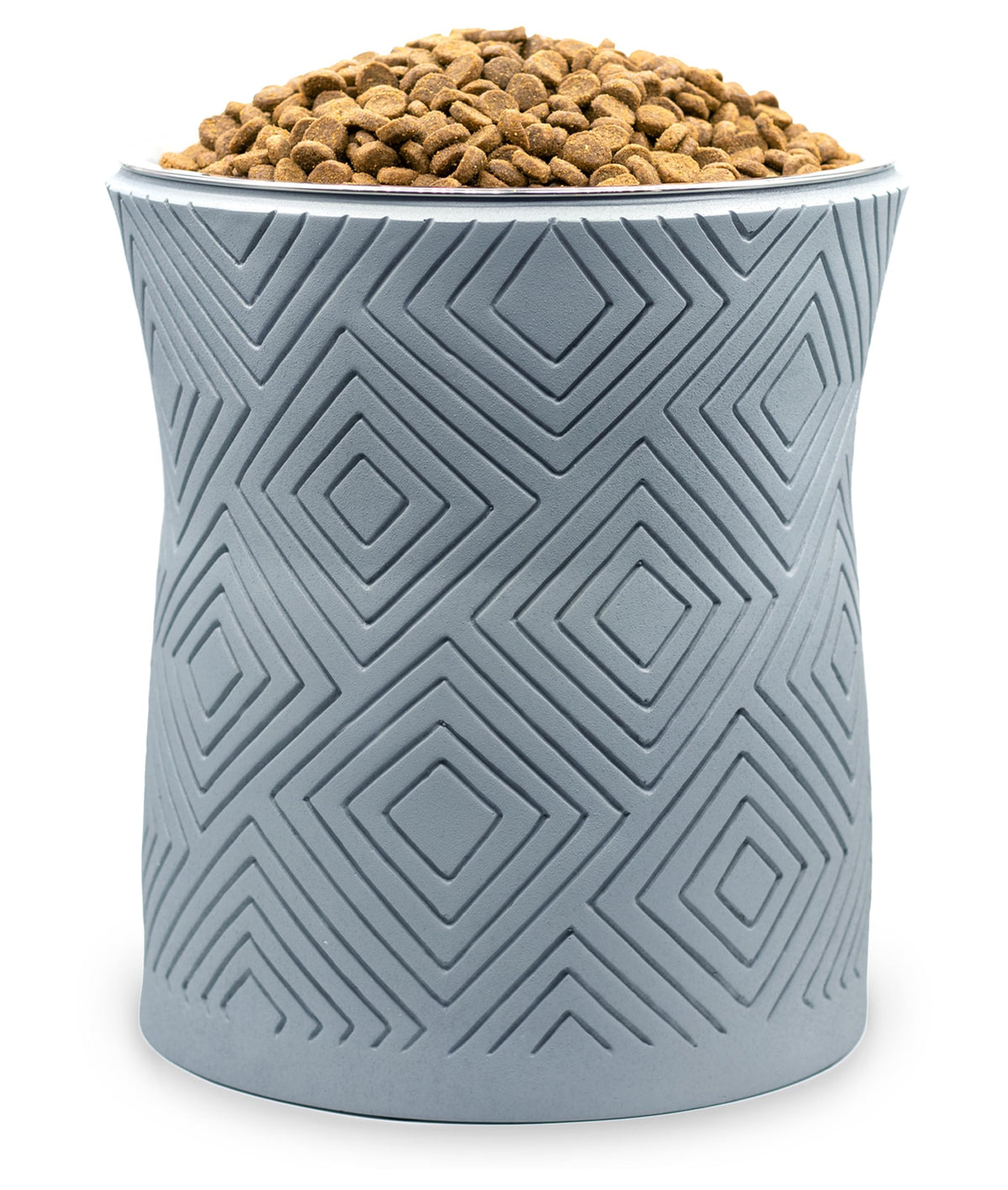 Pet Junkie Santa Fe elevated stand side view showing stable anti-slip base