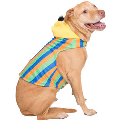 Pet Krewe Bert costume front view for cute Sesame Street dog photos