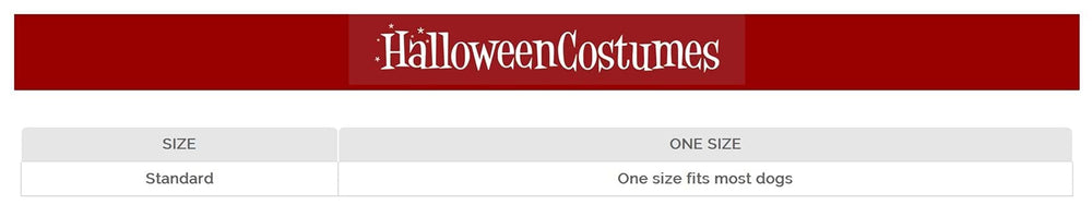 Pet Krewe Devil Costume one-size-fit-all design fits most pets.