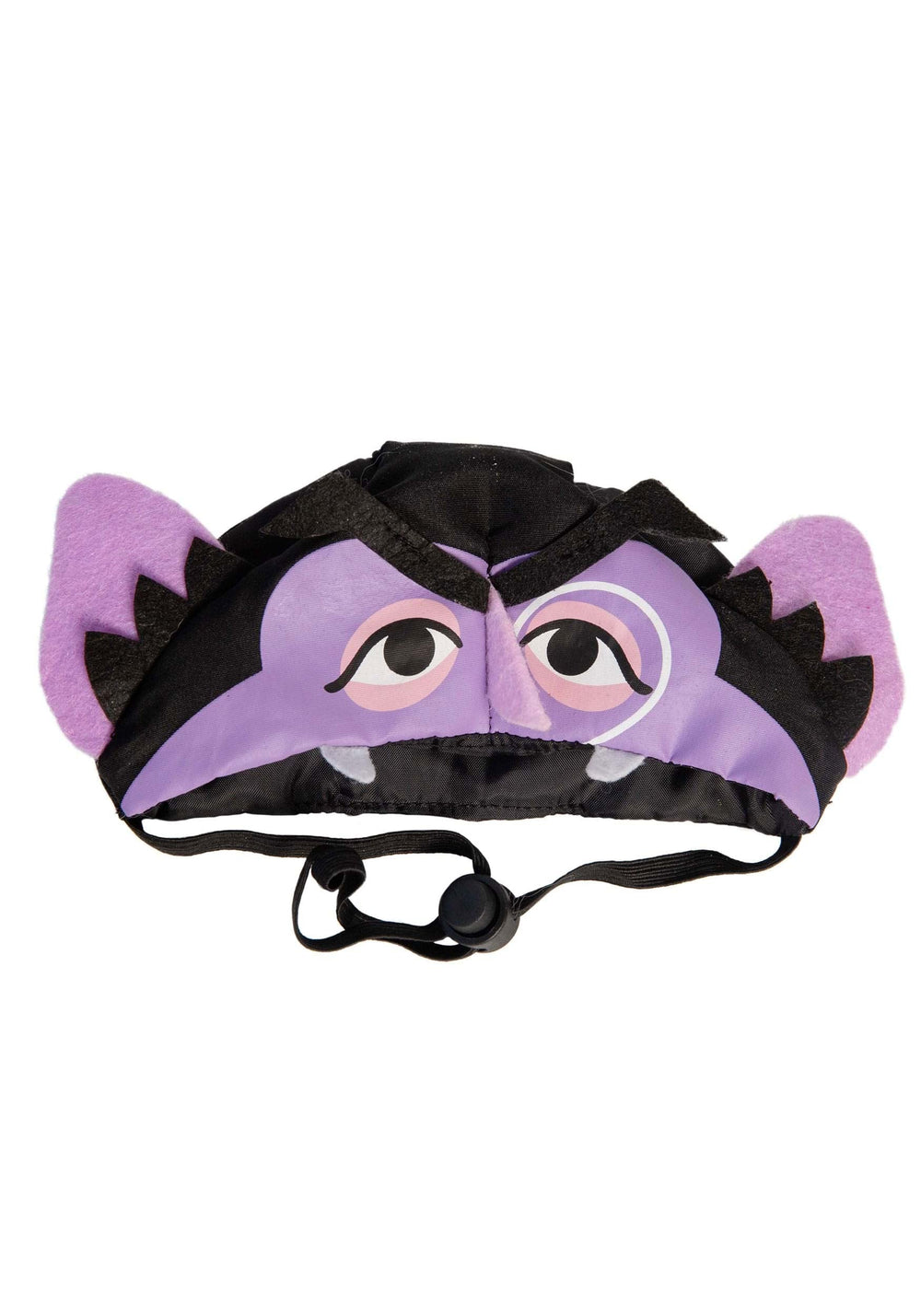 Pet Krewe The Count hat strap detail highlighting adjustable fit