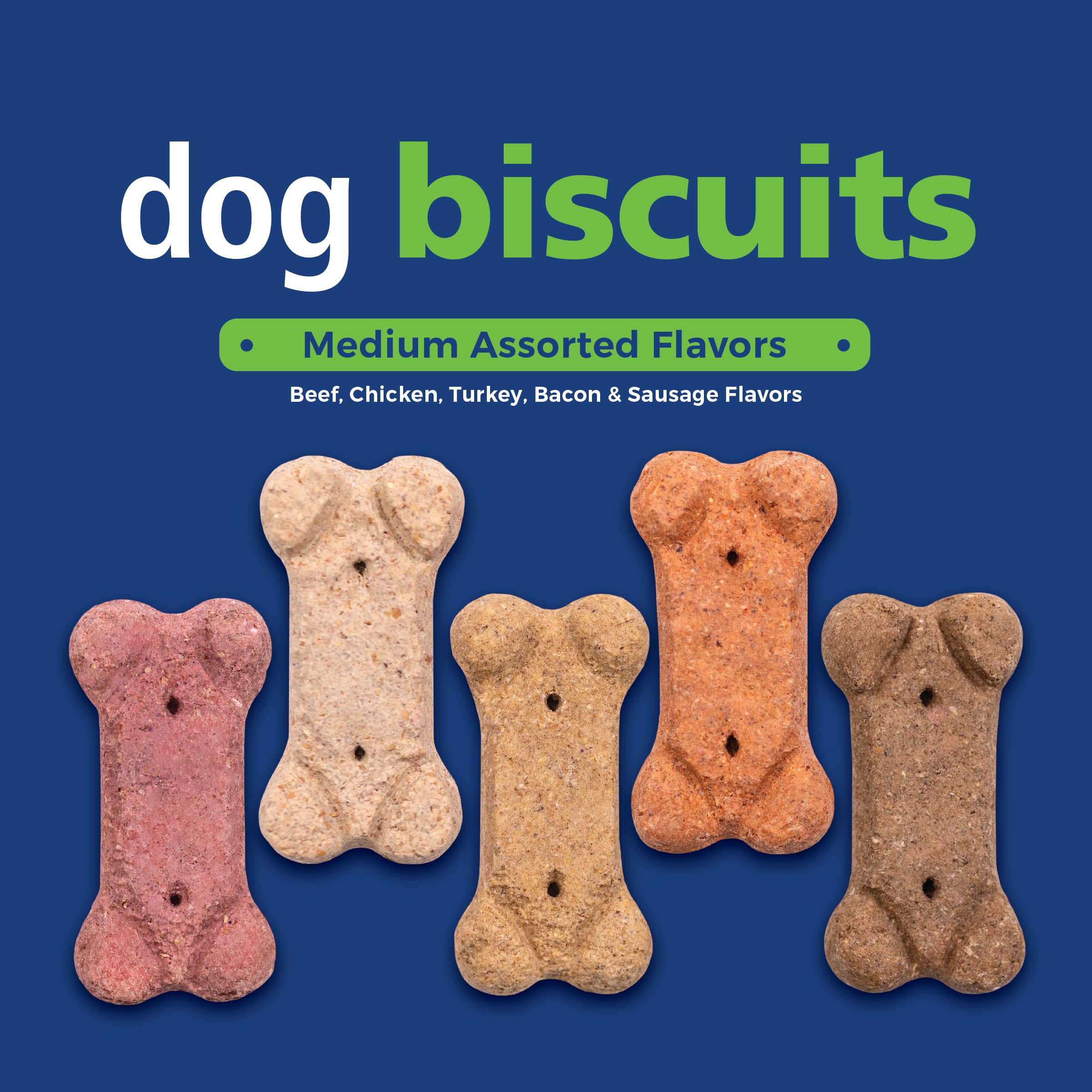 Pet Life biscuits variety flavors visible in assortment