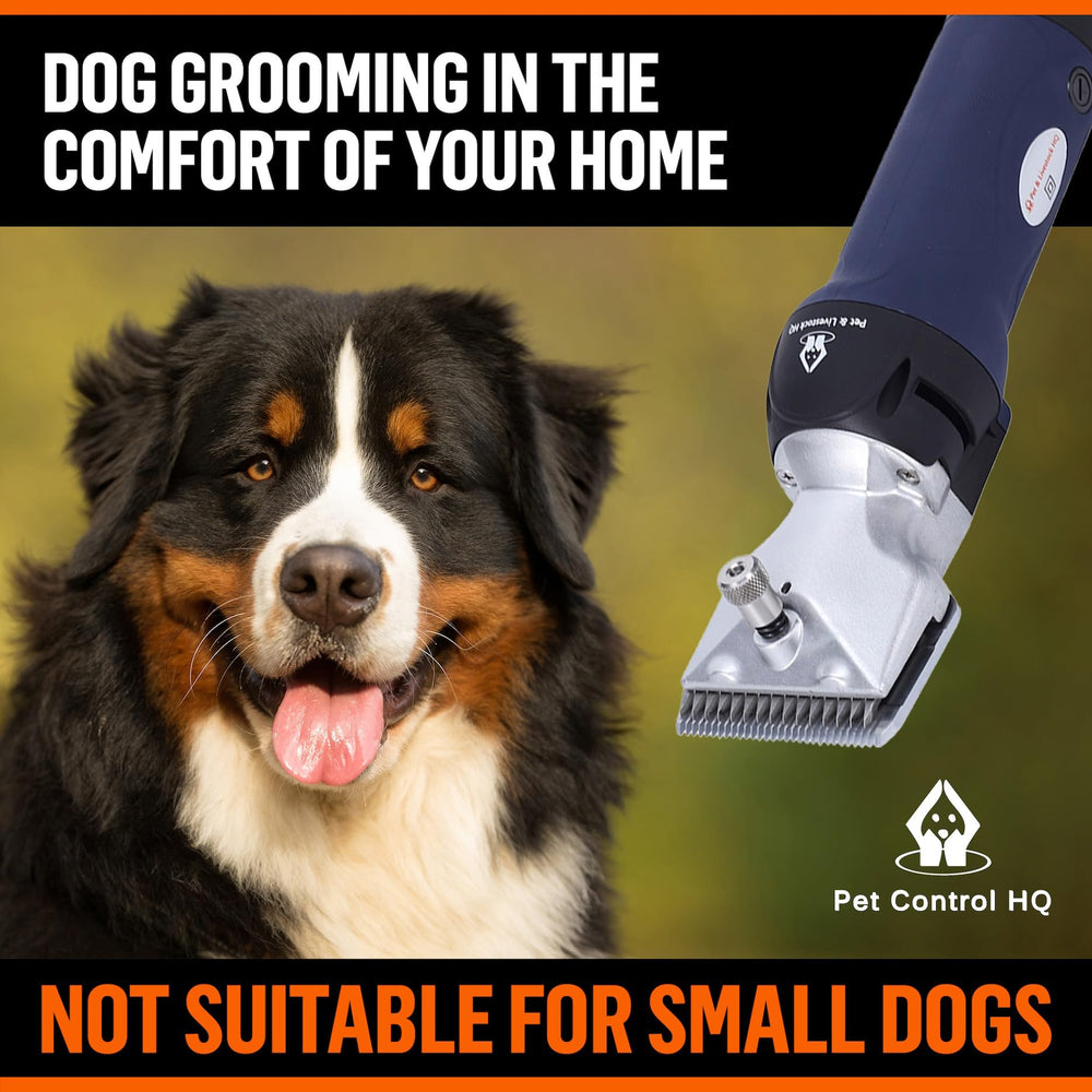 Pet & Livestock HQ airflow vents keep blades cool for comfort