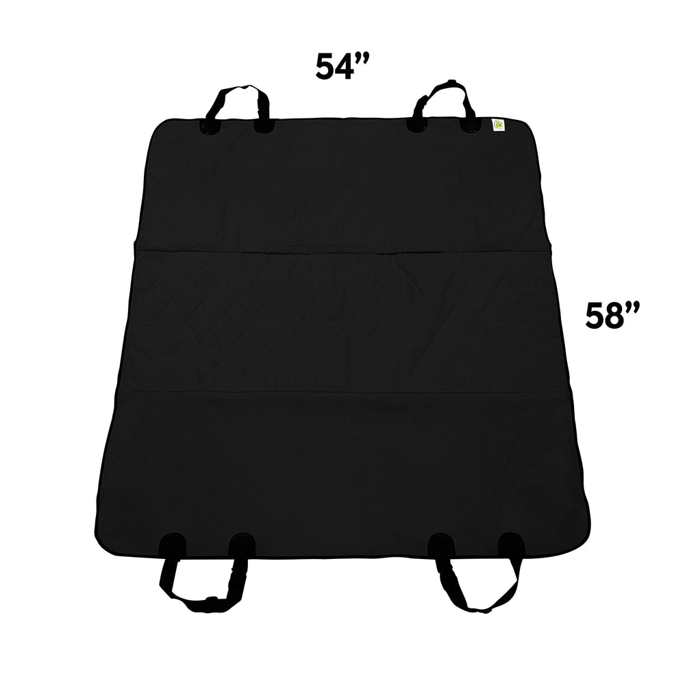 Pet Magasin bench seat cover easy-clean fabric wipes clean after muddy adventures.