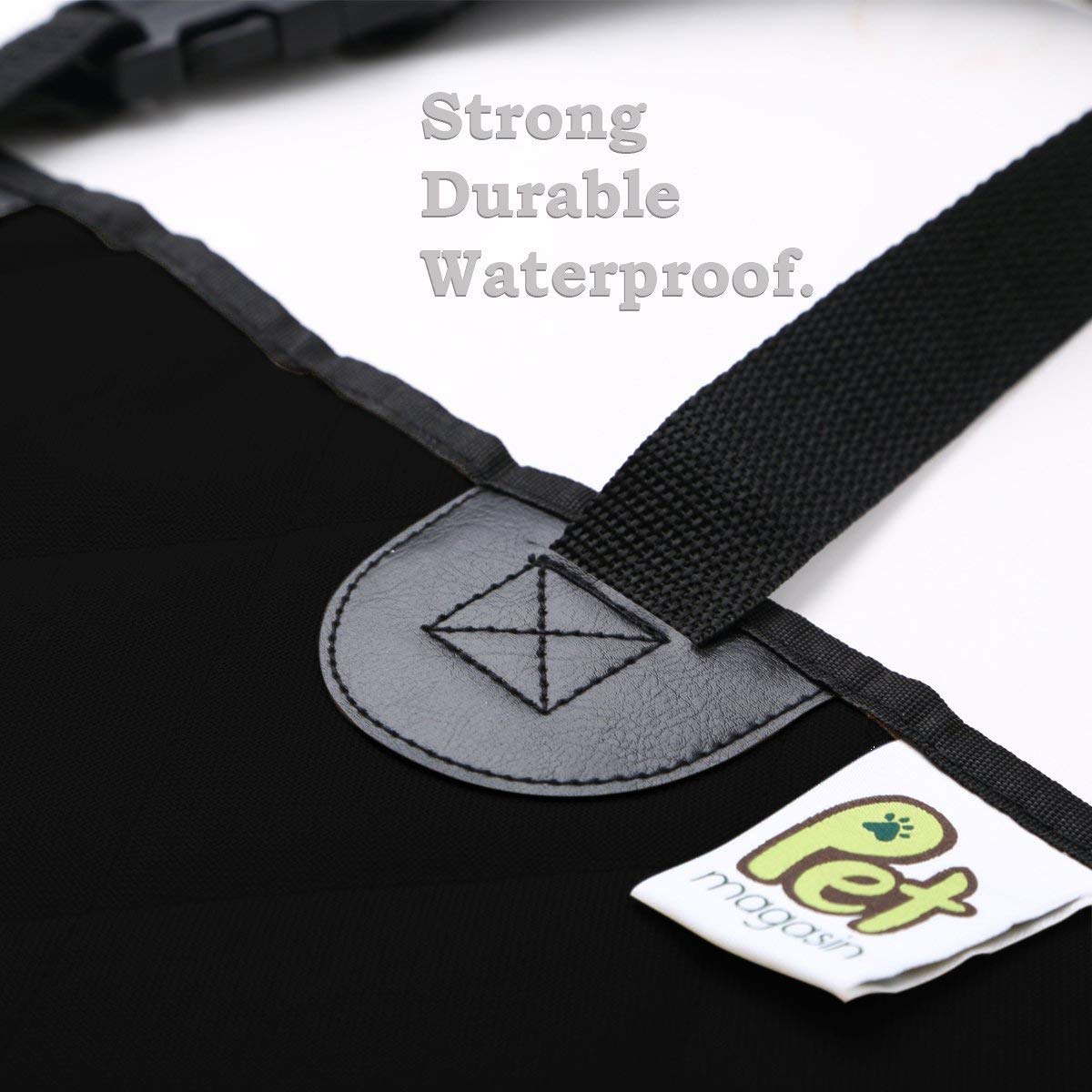 Pet Magasin bench seat cover quick-install clips enable fast setup and removal.