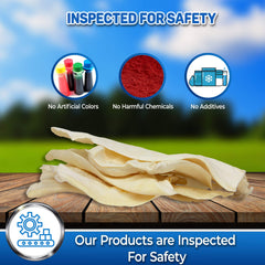 PET MAGASIN Natural ears close-up without harmful chemicals.