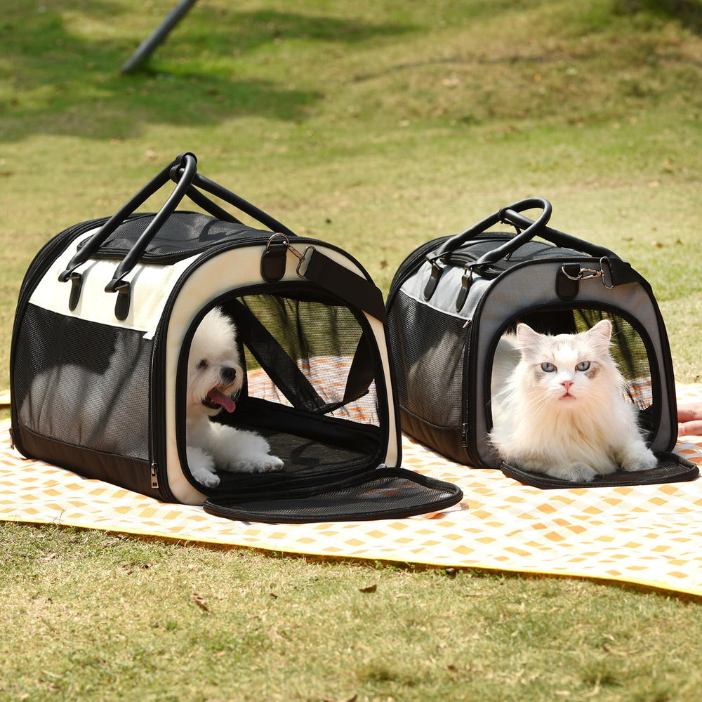 PET MARVEL Large Carrier doors open for easy pet access during travel
