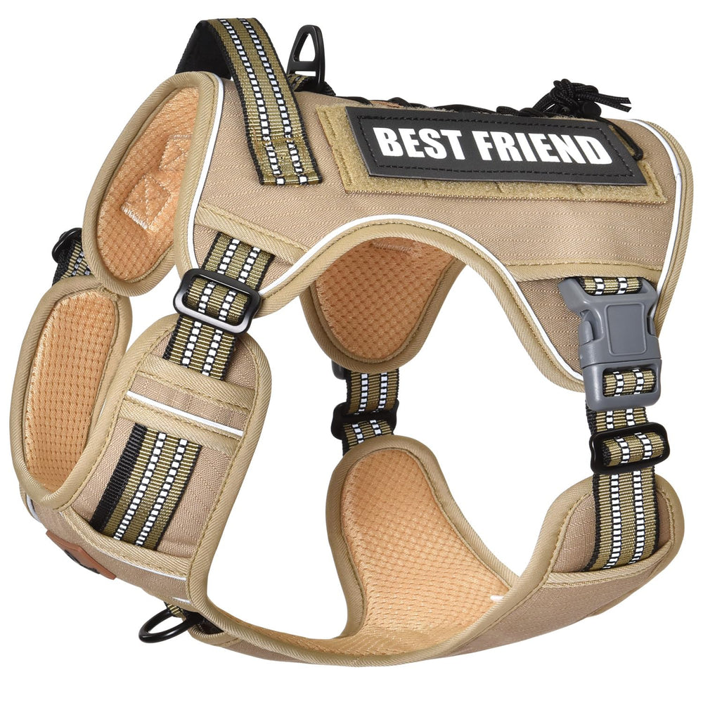 PET MARVEL Tactical Dog Harness large with no-pull front clip for steadier walks