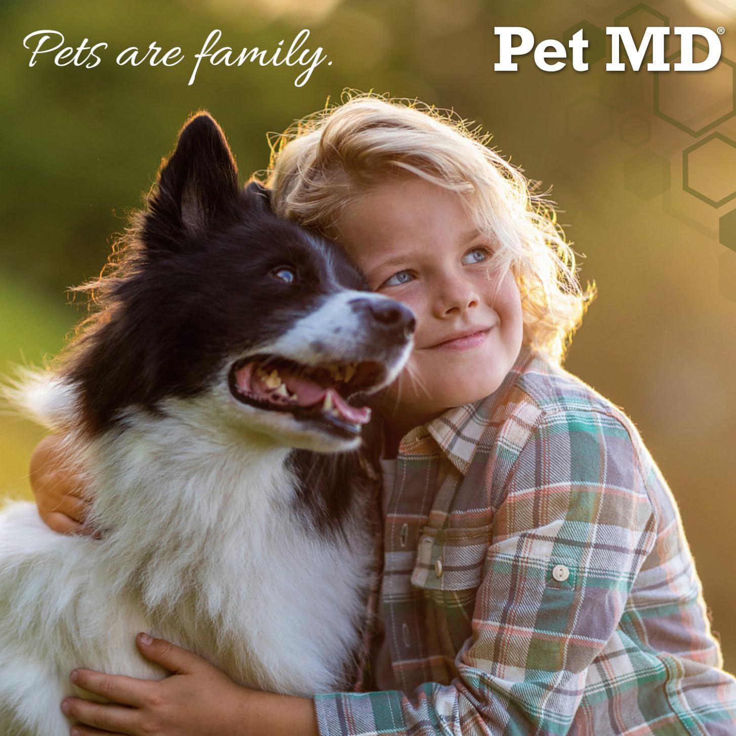 Pet MD cucumber melon scent detail highlighting deodorizing and fresh odor in ears