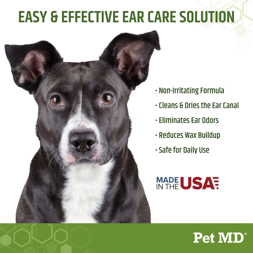 Pet MD ear wipes odor-control for fresher ears