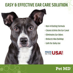 Pet MD ear wipes odor-control for fresher ears
