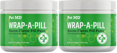 Pet MD Wrap A Pill bacon-flavor closeup showing tasty paste for easy pill hiding