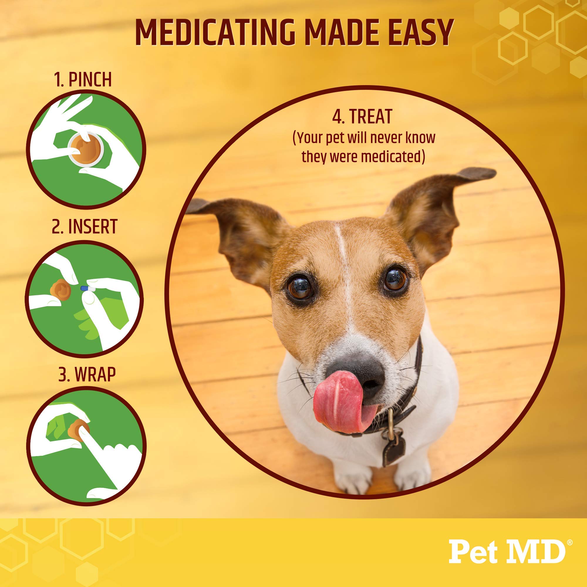 Pet MD Wrap A Pill paste pocket demonstrating pill concealment