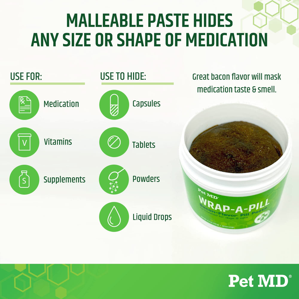 Pet MD Wrap pocket-pouch formation demonstrates creating pill pockets for meds quickly